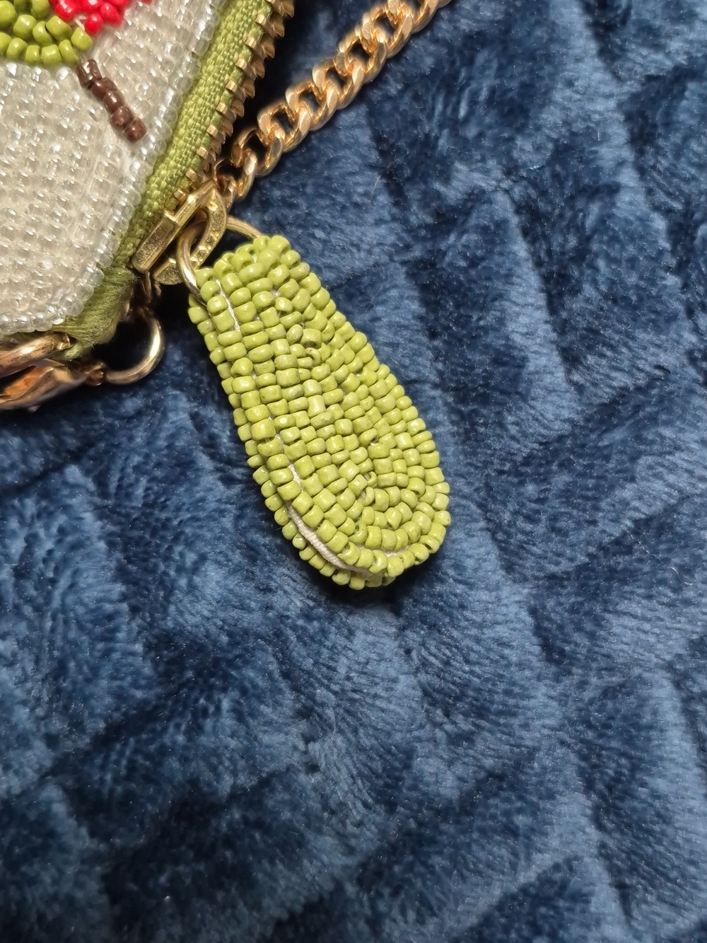 Anthropologie Martini Glass Beaded Icon Crossbody Bag, New With Tags - Picture 5 of 17